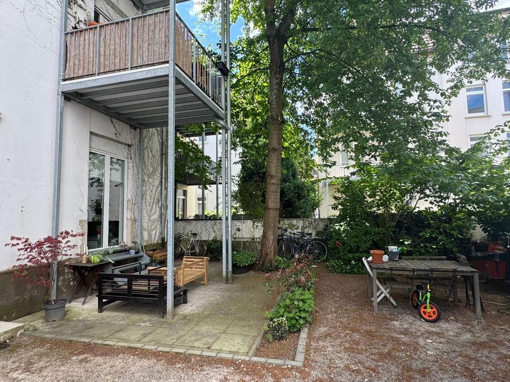 Ruhig im Innenhof